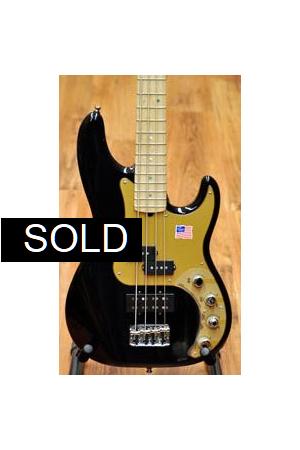 Fender American Deluxe Precison Bass Black-Maple Fender American Deluxe Precison Bass Black-Maple